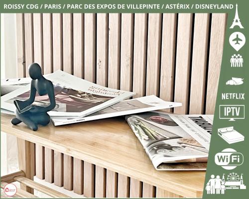 Photo de la galerie de l'établissement Appartement proche Roissy CDG, Parc expos de Villepinte, Disneyland, Paris, Astérix, à Le Thillay