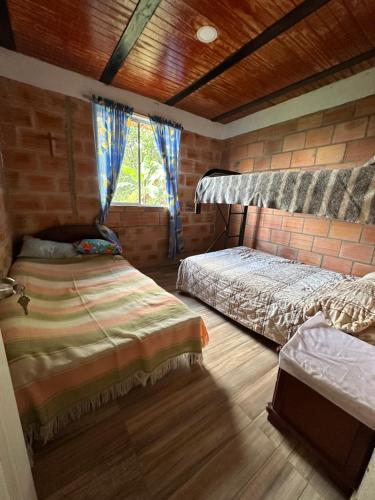 Krevet ili kreveti u jedinici u okviru objekta Finca las marias