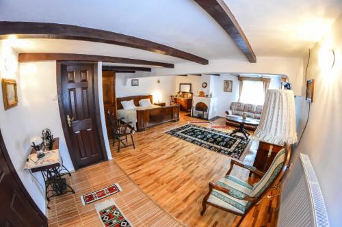 Χώρος καθιστικού στο Casa Veche