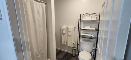 New Private Cozy Studio Self CheckIn- Apt 3にあるバスルーム