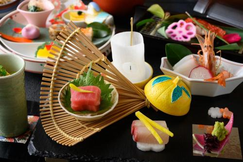 Makanan di atau berdekatan ryokan