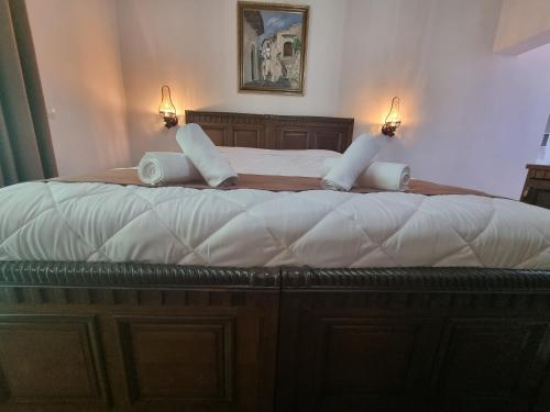 Cama o camas de una habitación en HOTEL VILA TWIX