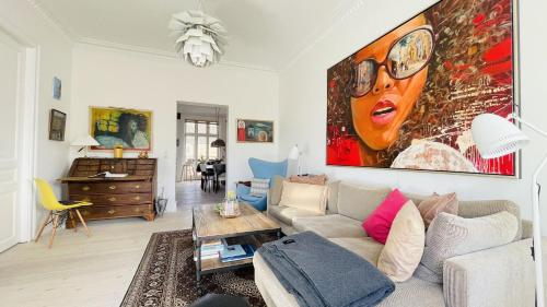 Posezení v ubytování ApartmentInCopenhagen Apartment 1590