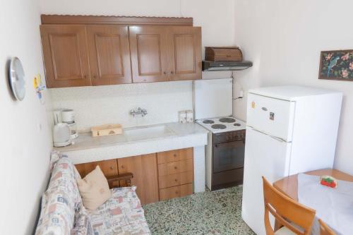 Kuchyň nebo kuchyňský kout v ubytování memories house