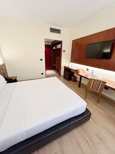 Katil atau katil-katil dalam bilik di iH Hotels Milano Blu Visconti