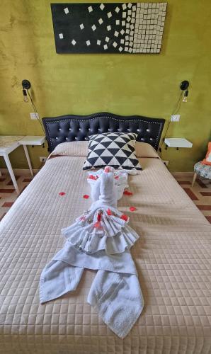 Postel nebo postele na pokoji v ubytování GuestHouse Martin