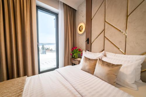 Ένα ή περισσότερα κρεβάτια σε δωμάτιο στο Lake Rental Pratum 32