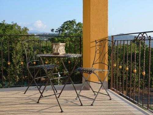 Balkón nebo terasa v ubytování Bellavigna Country House