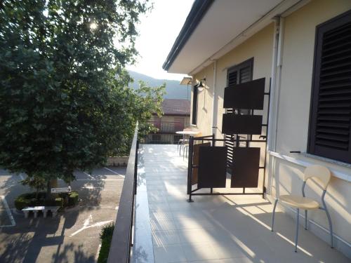 Balkón nebo terasa v ubytování Hotel Rosso Di Sera