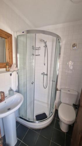 Koupelna v ubytování Casa Mula