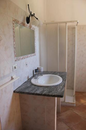 Phòng tắm tại Agriturismo Agrifoglio