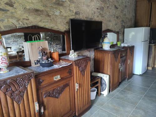 Η κουζίνα ή μικρή κουζίνα στο Casa Nelito