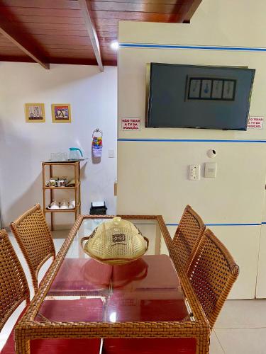 Ruang duduk di Solar Água Apartaments