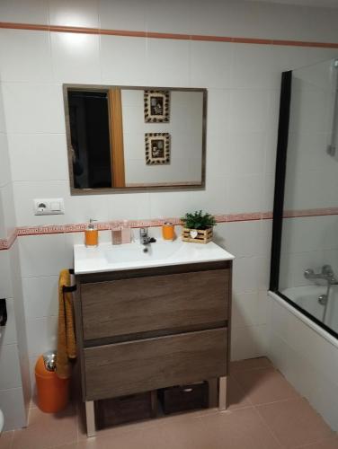 A bathroom at Felices Sueños
