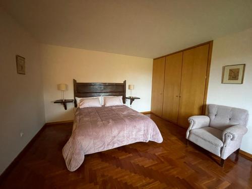 Ένα ή περισσότερα κρεβάτια σε δωμάτιο στο Quinta Do Salgueiro B&B - Turismo Rural