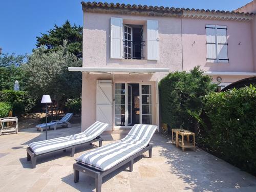 Mas 3 pièces climatisé avec piscine proche plage Croisette - Sainte-Maxime - FR-1-780-9