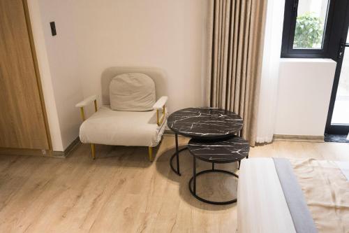 Posezení v ubytování Rosaleen Boutique Hotel