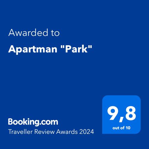 Sertifikat, penghargaan, tanda, atau dokumen yang dipajang di Apartman 