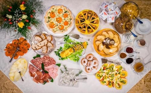 Mad på bed and breakfast-stedet eller i nærheden