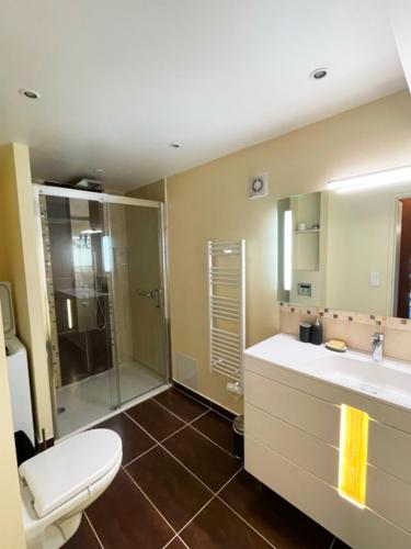 Bilik mandi di Merveilleux Duplex Royat Vue