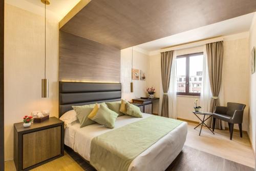 Postel nebo postele na pokoji v ubytování Warmthotel