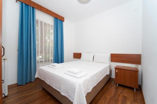 Katil atau katil-katil dalam bilik di Akyaka Nehir Butik Otel
