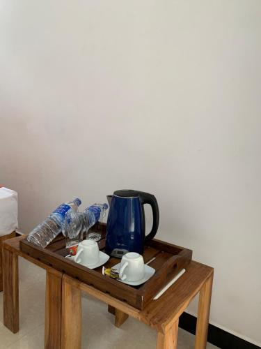 Příslušenství pro přípravu čaje a kávy v ubytování Chill House safari resort