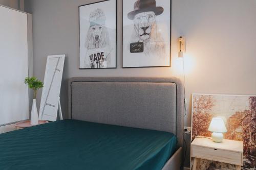 Cama ou camas em um quarto em Catedral Apartaments