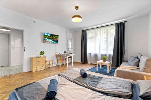 Posezení v ubytování Cosy Studio 10 min Center