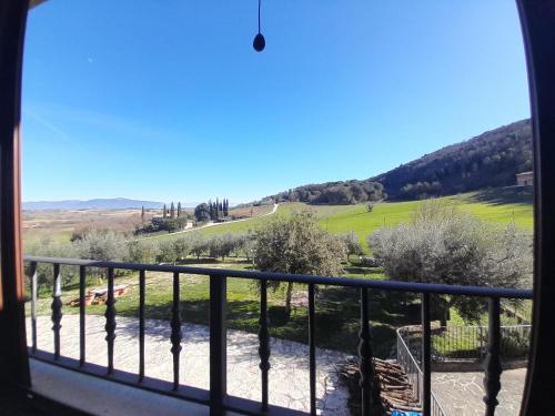 a view from the balcony of a house at Casal dei Colli in Amelia
