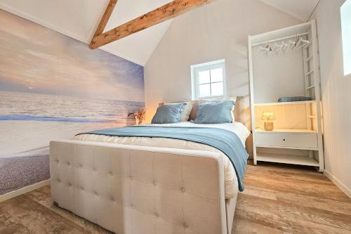 Postel nebo postele na pokoji v ubytování Vakantiewoning Gapinge GA02