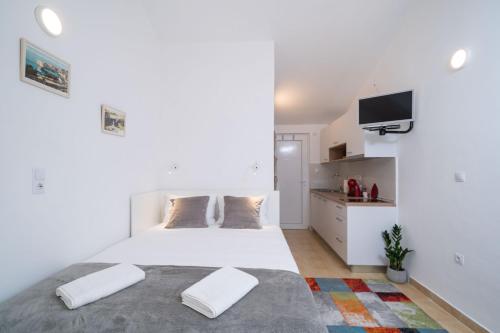 TV a/nebo společenská místnost v ubytování Apartment Jasna Gorica Dubrovnik