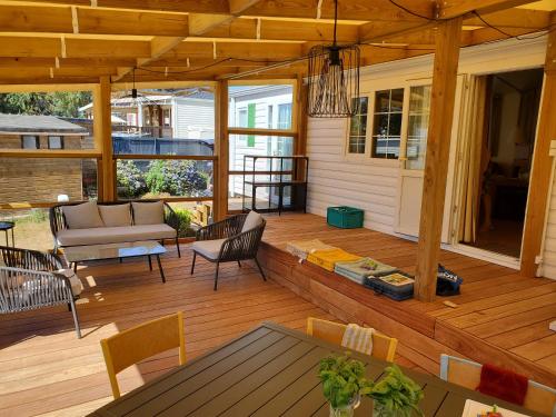 Charmant Mobile-home 6 personnes sur terrain privé à 200 m de la plage - PADRIG