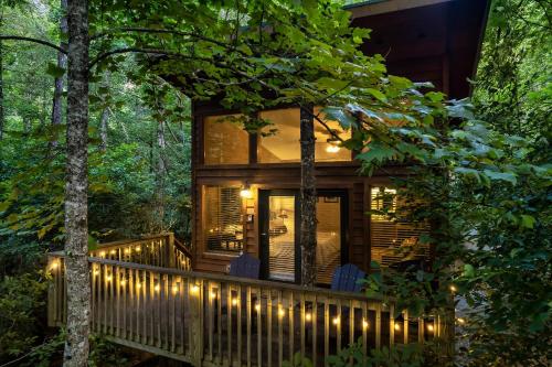 Zahrada ubytování Rivers Edge Treehouses