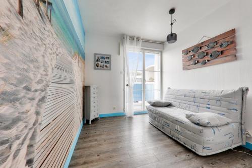 Χώρος καθιστικού στο Appartement avec balcon - centre de Sarzeau