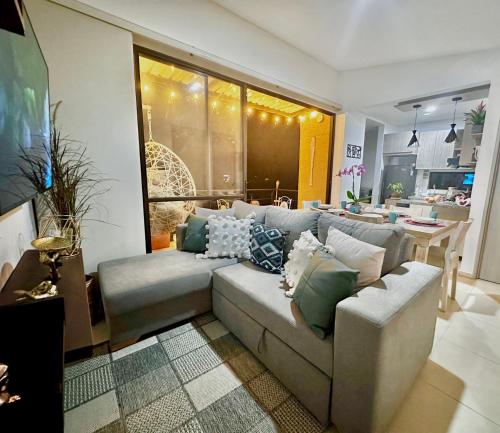 Posezení v ubytování Apartamento Campestre 5 Minutos del Aeropuerto y 20 minutos del parque del Café Ubicado en la Tebaida - C - by Molca Xperiences