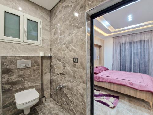 Koupelna v ubytování Villa Sara