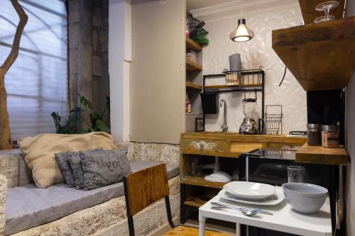 Χώρος καθιστικού στο Loft in Casa Xaha