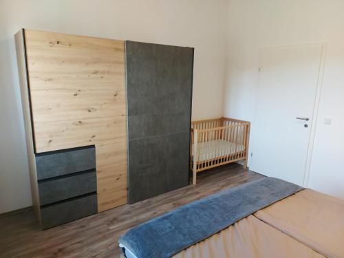 Posteľ alebo postele v izbe v ubytovaní Ferienhaus Alegria