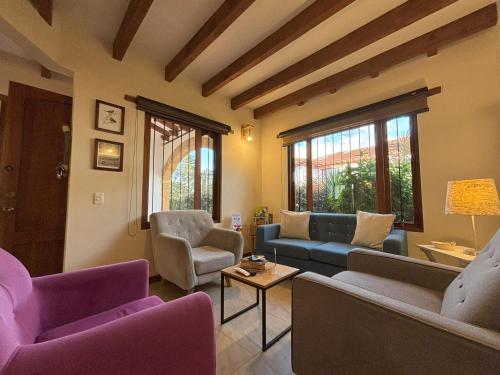 Χώρος καθιστικού στο Casa Vida Villa de Leyva - 10 minutos caminando a plaza prinicipal