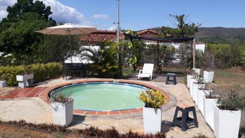 Swimmingpoolen hos eller tæt på La Quinta Barichara