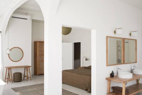 Et badeværelse på Villa Ohaki Surf