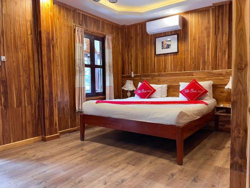 Cama o camas de una habitación en Luang Prabang Villa Oasis