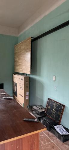 Una cocina o cocineta en Bungalow Hoàng Su Phì