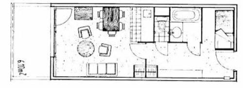Floor plan ng Résidence Schuss - Studio pour 5 Personnes 36