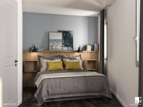 Ένα ή περισσότερα κρεβάτια σε δωμάτιο στο Résidence La Rivière - maeva Home - Appartement 2 pièces 6 personnes - Sé 71
