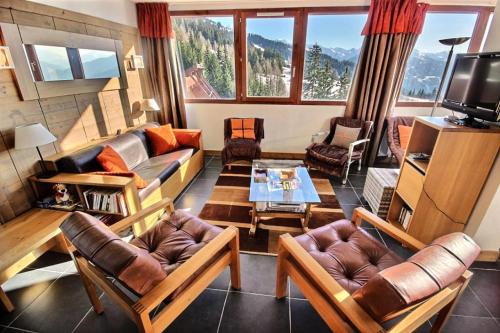 Photo de la galerie de l'établissement Résidence Roc Belleface C - Agréable et spacieux quatre pièces équipé pour 10 personnes avec vue panoramique dans une résidence avec piscine et sauna MAE-1655, à Arc 1600