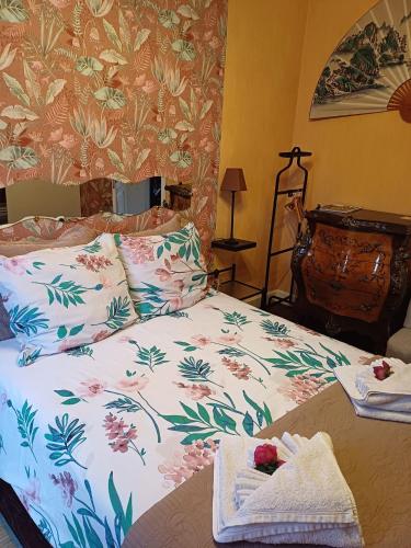 B&B シャトレー クレマーズにあるベッド