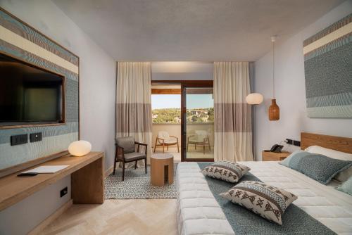 Postel nebo postele na pokoji v ubytování Hotel Sestante