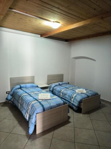 Ένα ή περισσότερα κρεβάτια σε δωμάτιο στο B&B MoMa RG Bojano